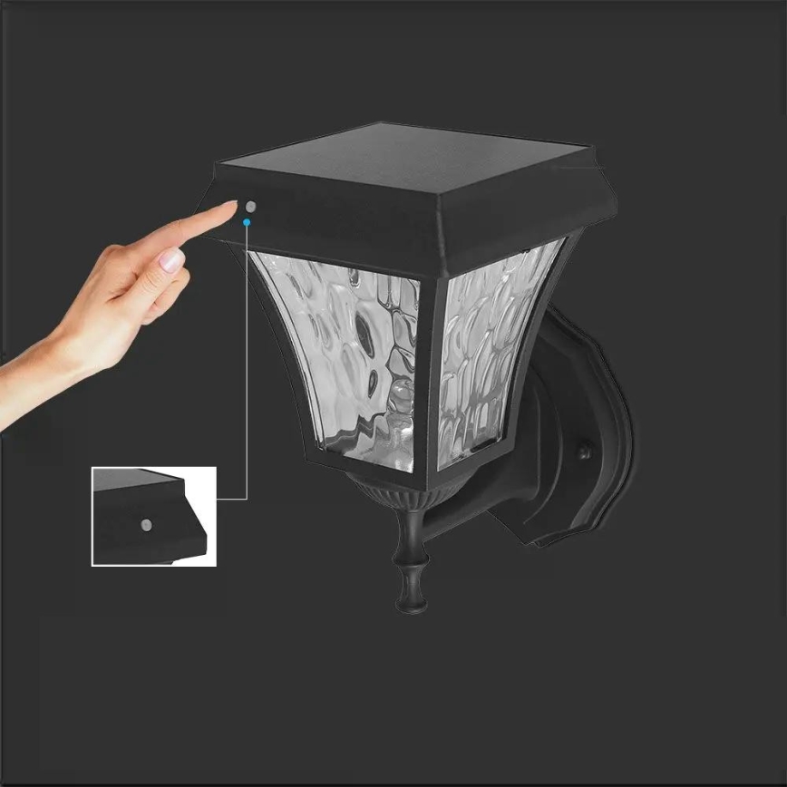LED Solarna stenski svetilka 3v1 LED/2W/5,5V 3000K/6000K IP65 2200 mAh