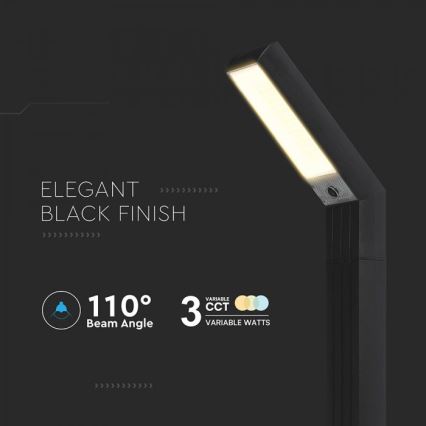LED solarna svetilka 2 v 1 LED/1,5W/3,7V IP65 1500 mAh