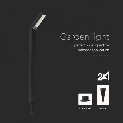 LED solarna svetilka 2 v 1 LED/1,5W/3,7V IP65 1500 mAh