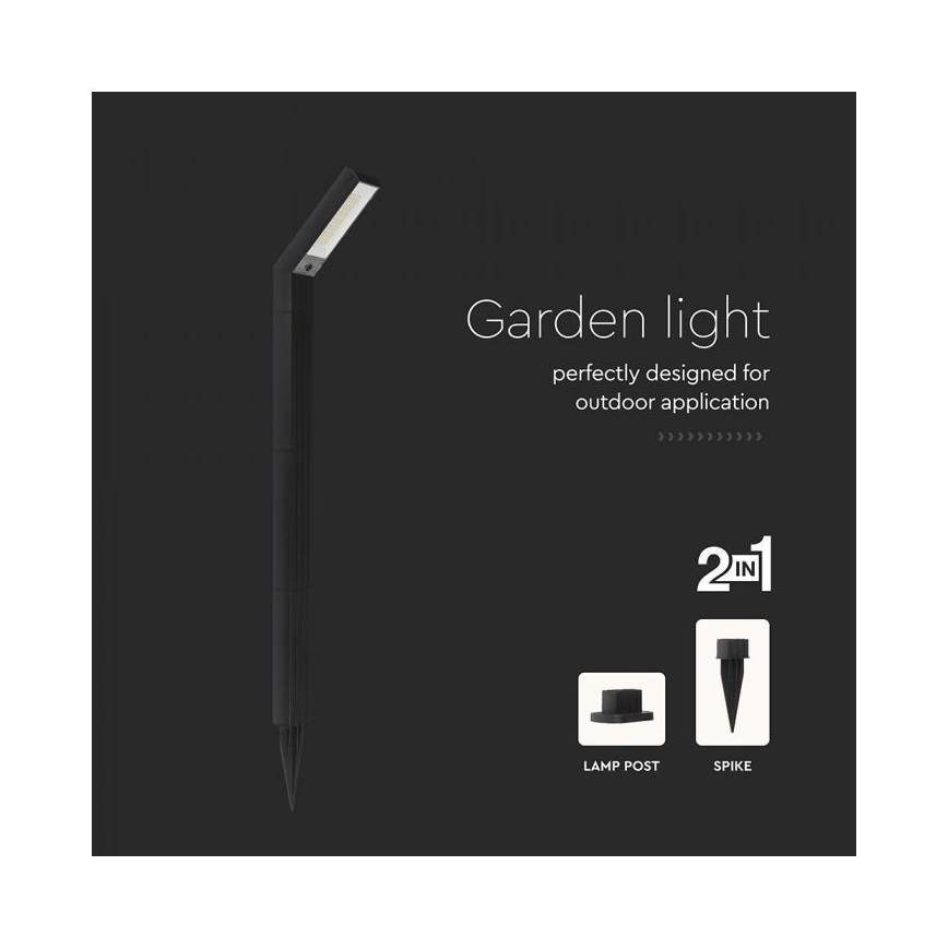 LED solarna svetilka 2 v 1 LED/1,5W/3,7V IP65 1500 mAh
