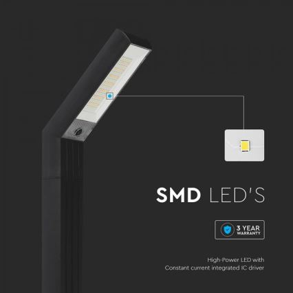 LED solarna svetilka 2 v 1 LED/1,5W/3,7V IP65 1500 mAh