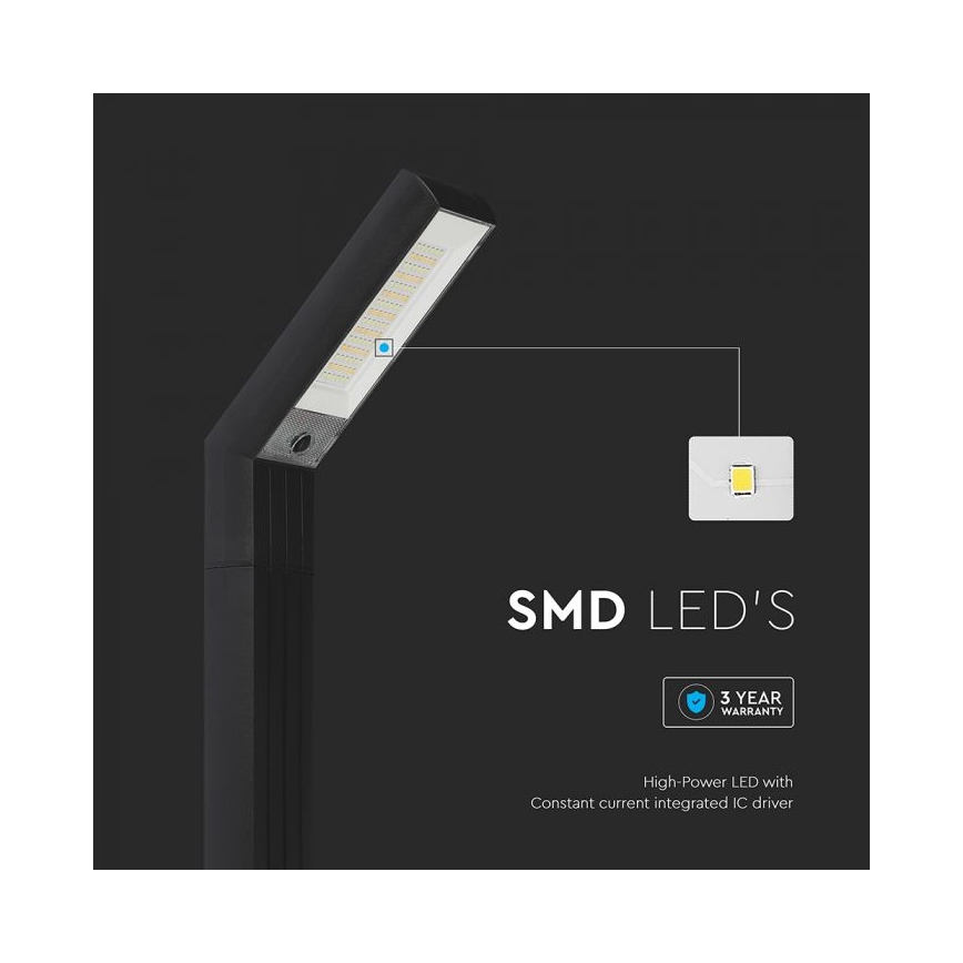 LED solarna svetilka 2 v 1 LED/1,5W/3,7V IP65 1500 mAh