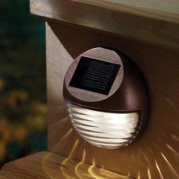 LED Solarna svetilka 2xLED/0,12W/2xAA 6500K IP44