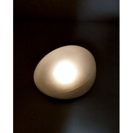 LED solarna svetilka 2xLED/1,2V 300 mAh IP44 črna/bela