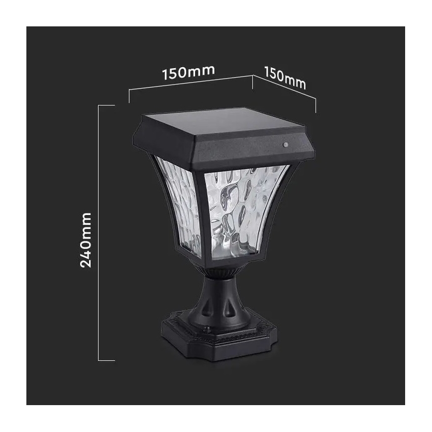LED Solarna svetilka 3v1 LED/2W/5,5V 3000K/6000K IP65 2200 mAh