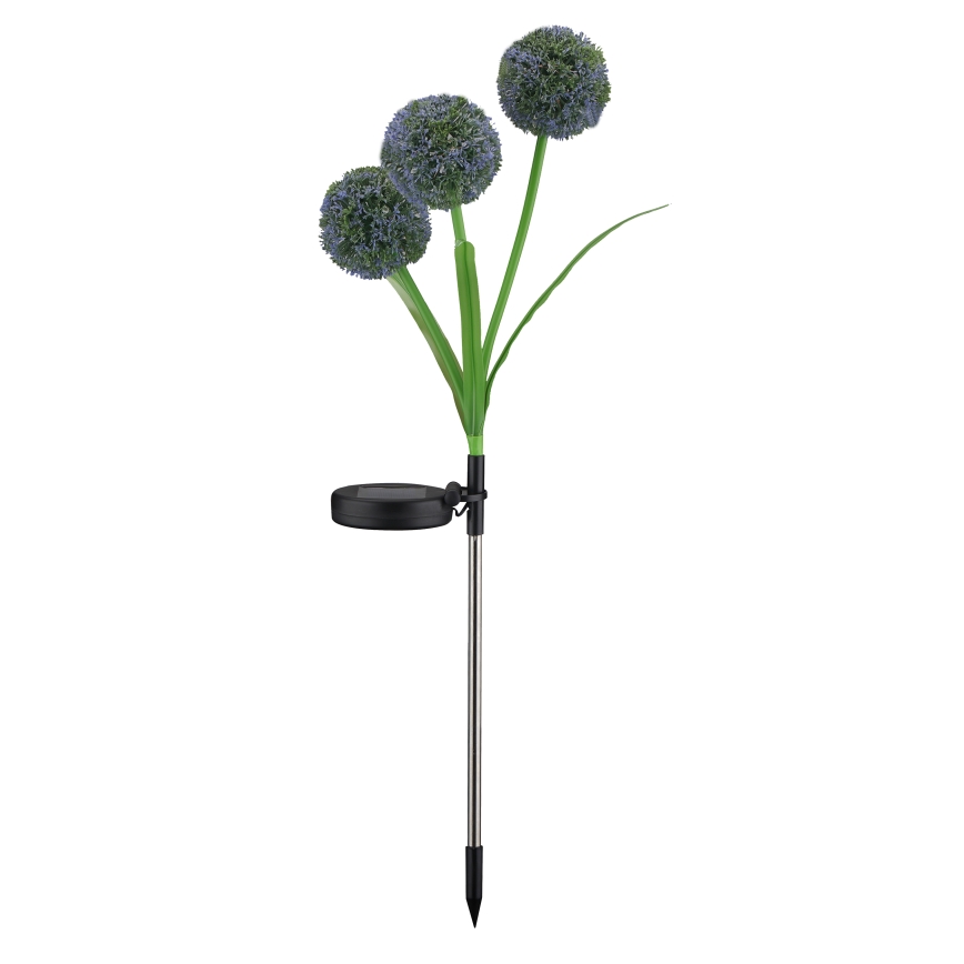 LED Solarna svetilka ALLIUM LED/1,2V 6500K 600 mAh IP44 črna
