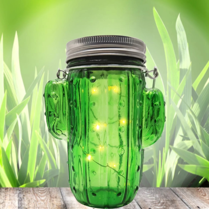LED Solarna svetilka CACTUS LED/1,2V IP44