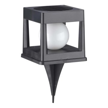 LED solarna svetilka CUBO LED/3,7V 1200 mAh IP44 črna