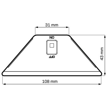 LED solarna svetilka ELI LED/4,5W/3,7V 500 mAh IP44 črna