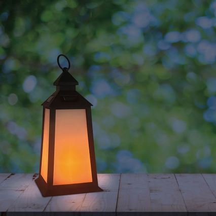 LED Solarna svetilka FENIX LED/1,2V 200 mAh IP44 črna