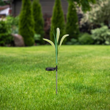 LED Solarna svetilka FLORA LED/1,2V 3000K 600 mAh IP44 črna