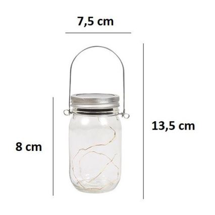 LED Solarna svetilka JAR LED/1,2V 600 mAh IP44