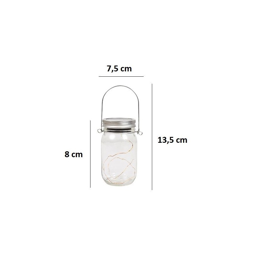 LED Solarna svetilka JAR LED/1,2V 600 mAh IP44