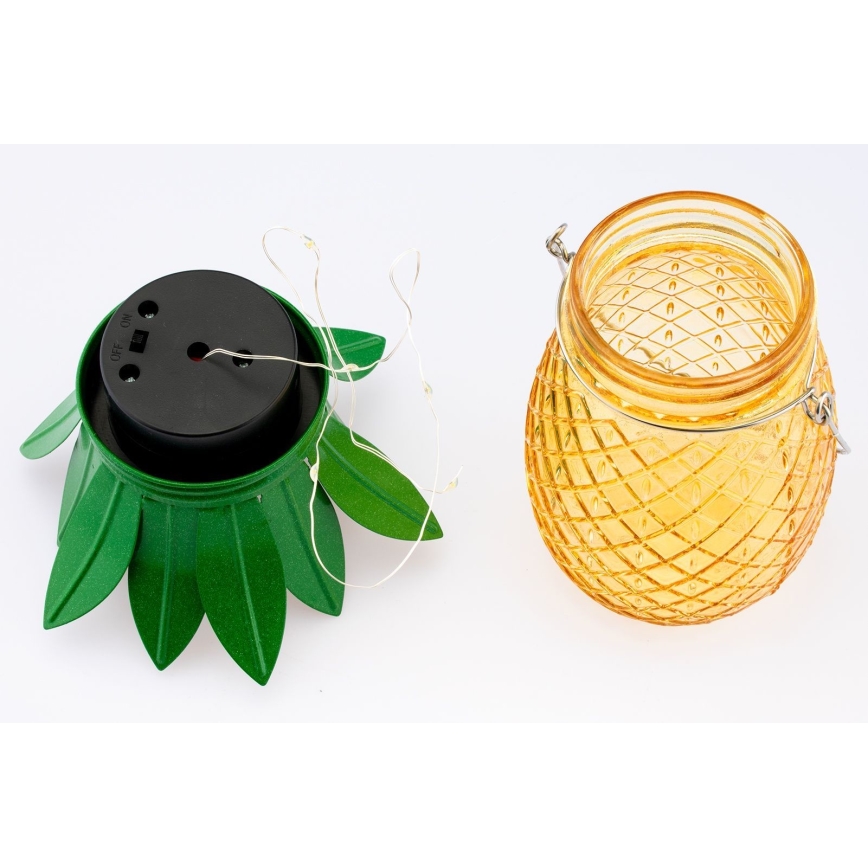 LED Solarna svetilka JAR LED/1,2V IP44 ananas