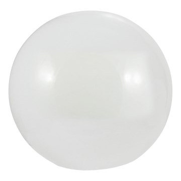 LED solarna svetilka KULA LED/3,2V 3000/4000/6500K premer 30 cm 600 mAh IP65 bela