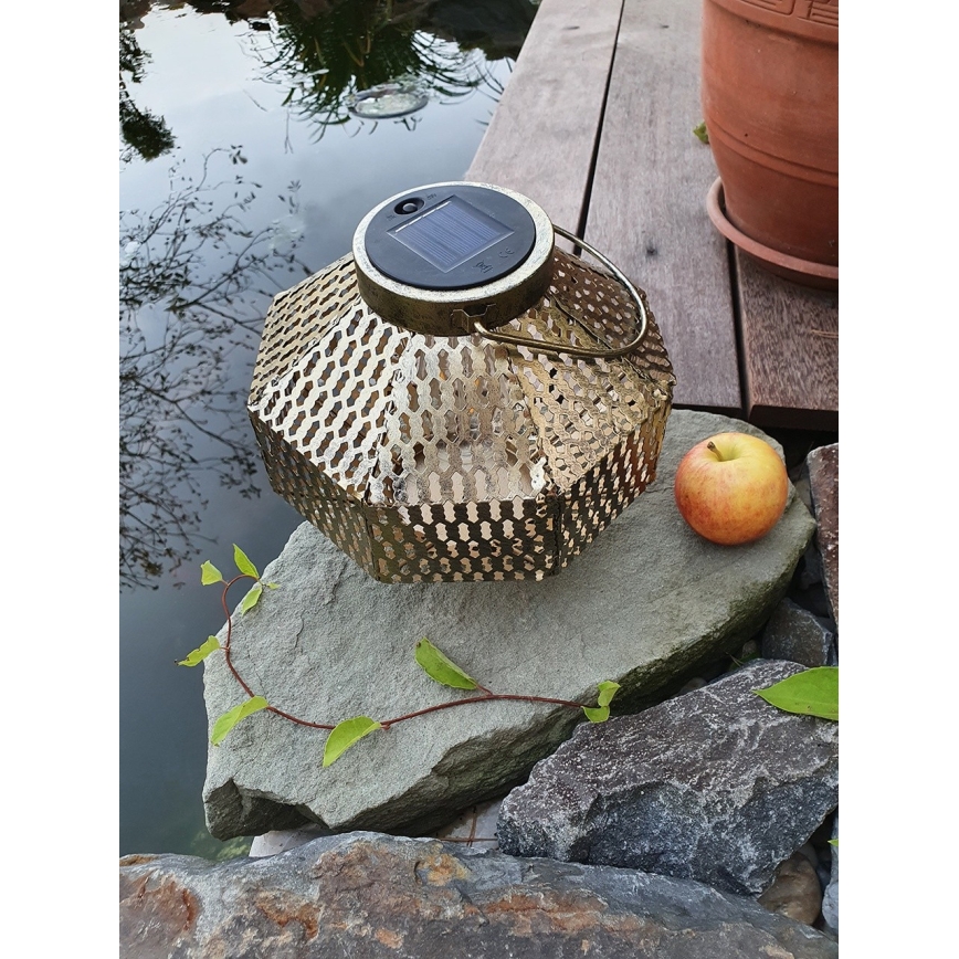 LED Solarna svetilka LAURA 1xE27/1,2V 300 mAh IP44