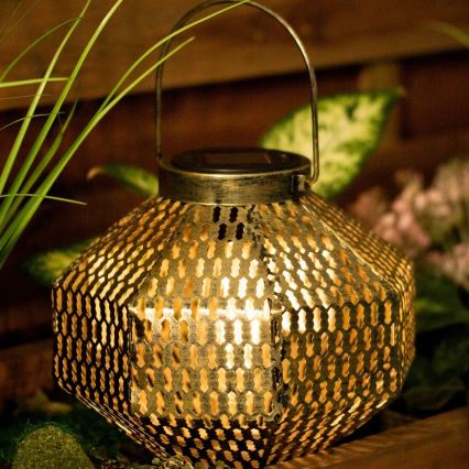 LED Solarna svetilka LAURA 1xE27/1,2V IP44