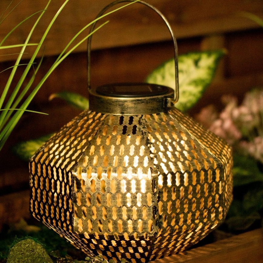 LED Solarna svetilka LAURA 1xE27/1,2V IP44