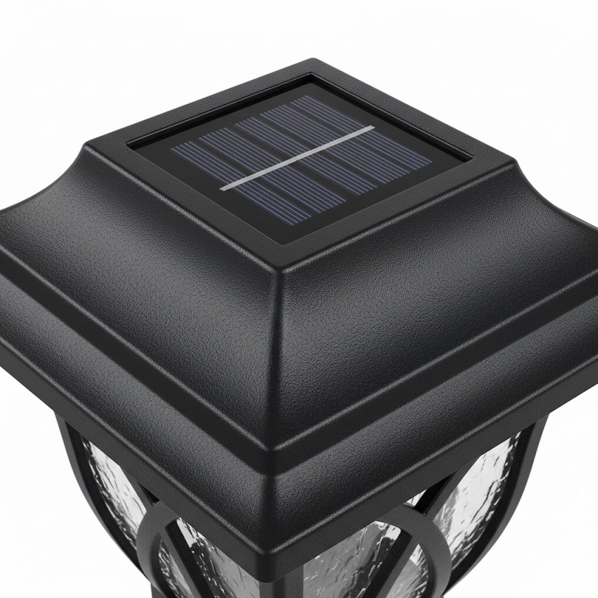 LED solarna svetilka LAWN LED/1,2V 100 mAh 3000K 44 cm IP44 črna