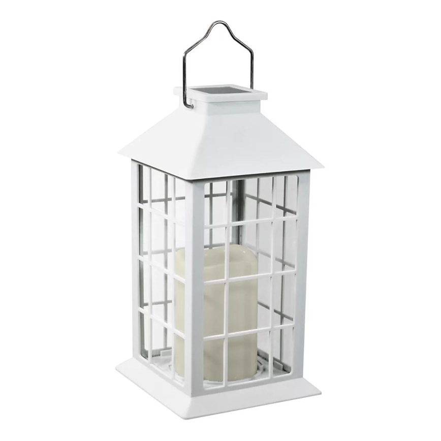 LED Solarna svetilka LED/1,2V 200 mAh IP44 bela