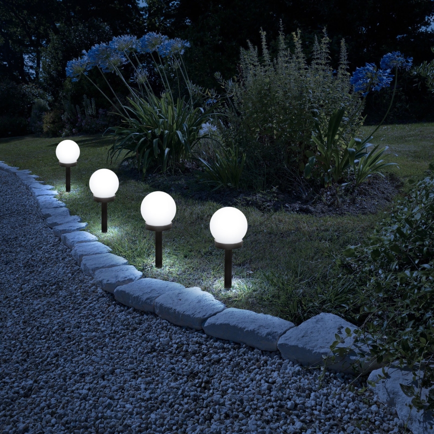 LED Solarna svetilka LED/1,2V 40mAh IP44 črna