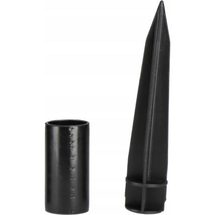 LED solarna svetilka LED/1,2V 6500 K 200 mAh premer 15 cm IP44 bela/črna