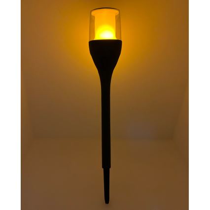 LED solarna svetilka LED/1,2V 800 mAh IP44 črna