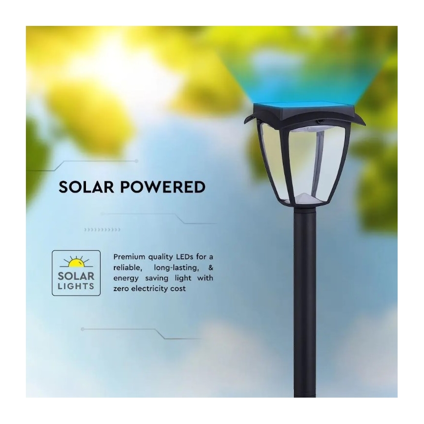 LED Solarna svetilka LED/2W/230V 93 cm 3000/6000K IP65