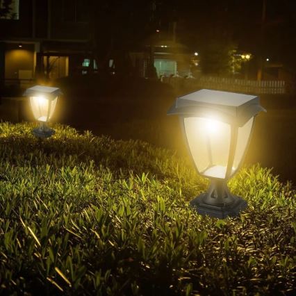 LED Solarna svetilka LED/2W/3,7V 3000/6000K IP65 2200 mAh
