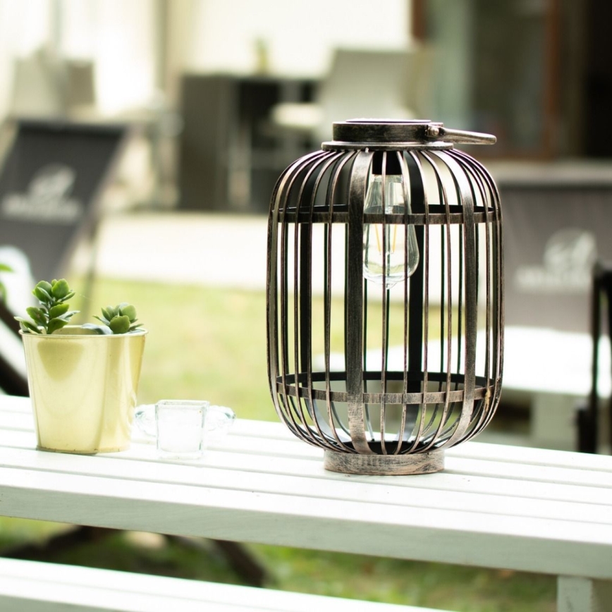LED Solarna svetilka LORETA 1xE27/1,2V 600 mAh IP44