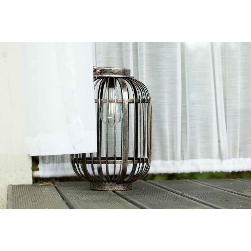 LED Solarna svetilka LORETA 1xE27/1,2V 600 mAh IP44