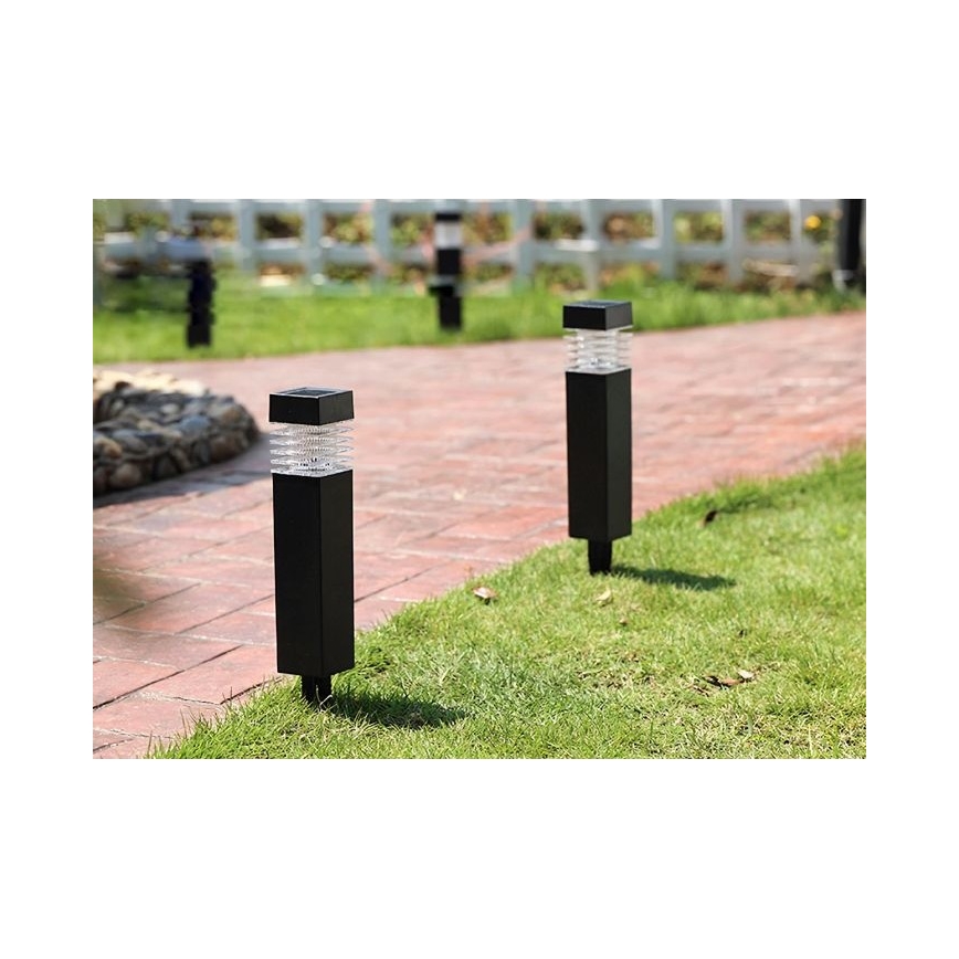 LED solarna svetilka MARTIN LED/1,2V 150 mAh IP44 črna