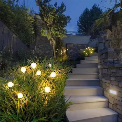 LED Solarna svetilka MULTI LED/0,06W/1,2V 150 mAh IP44 črna