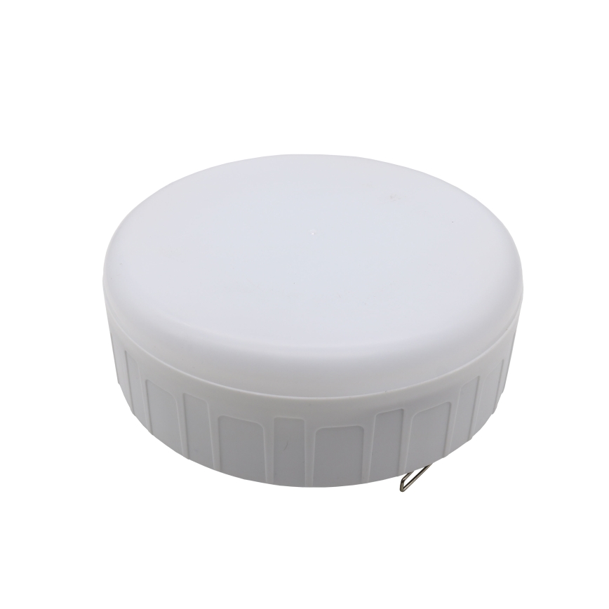 LED Zatemnitven polnilni solarna svetilka s funkcijo power bank K3 LED/2W/5,5V 6500K IPX4 1200 mAh črna/bela