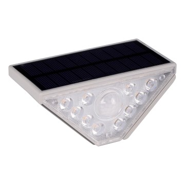LED solarna svetilka s senzorjem ARI LED/4,5W/3,7V 600 mAh IP44 bela