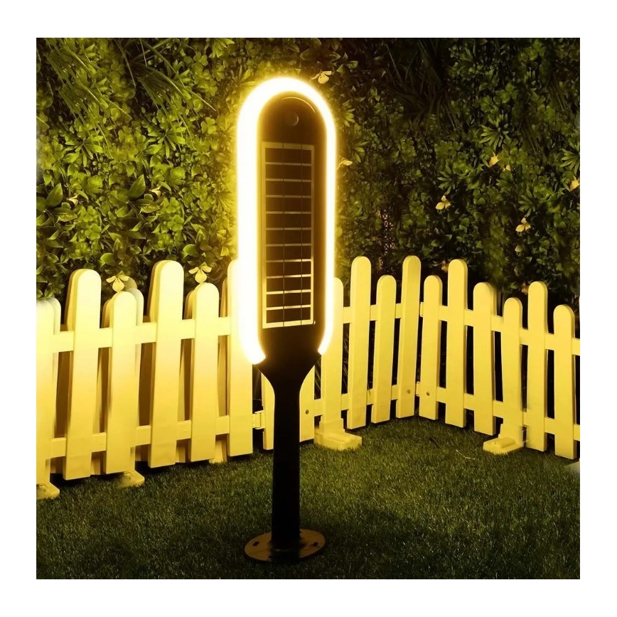 LED Solarna svetilka s senzorjem BOLLARD LED/5W/5,5V 70 cm 3000K IP65 2000 mAh