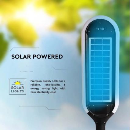 LED Solarna svetilka s senzorjem BOLLARD LED/5W/5,5V 70 cm 3000K IP65 2000 mAh