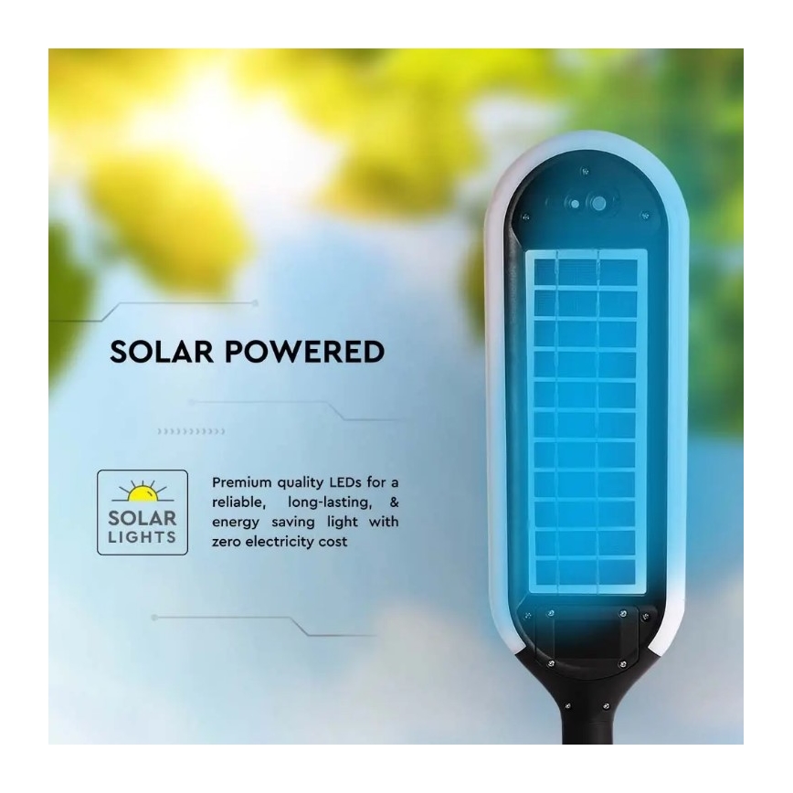 LED Solarna svetilka s senzorjem BOLLARD LED/5W/5,5V 70 cm 3000K IP65 2000 mAh