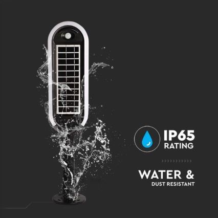 LED Solarna svetilka s senzorjem BOLLARD LED/5W/5,5V 70 cm 3000K IP65 2000 mAh