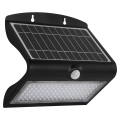LED Solarna svetilka s senzorjem gibanja 2xLED/3,4W/3,7V IP65