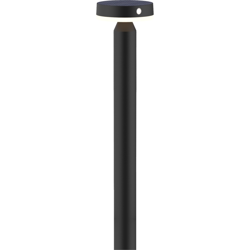 LED Solarna svetilka s senzorjem GWINEA LED/4,5W/3,7V 2000 mAh 50 cm IP44 črna