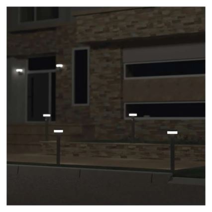 LED Solarna svetilka s senzorjem LED/2W/3,7V 1200 mAh IP44 50 cm