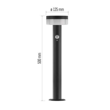 LED Solarna svetilka s senzorjem LED/2W/3,7V 1200 mAh IP44 50 cm