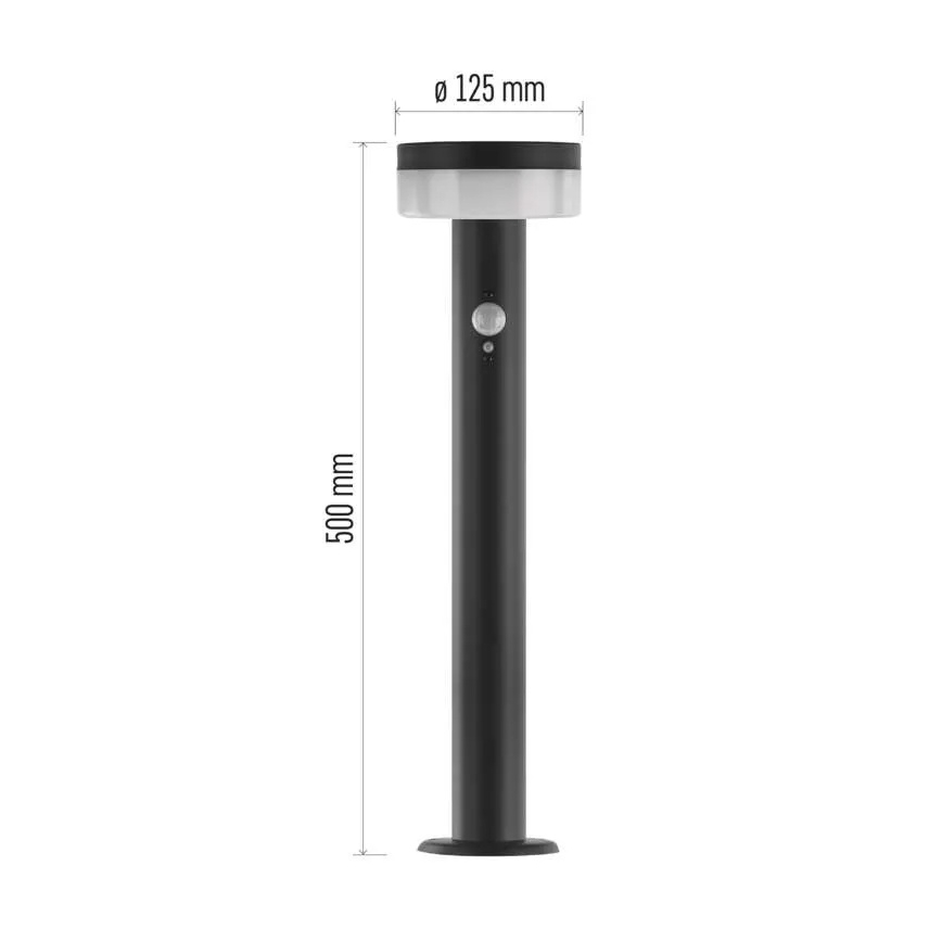 LED Solarna svetilka s senzorjem LED/2W/3,7V 1200 mAh IP44 50 cm