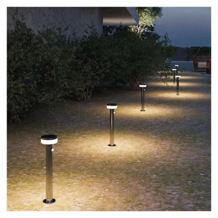 LED Solarna svetilka s senzorjem LED/2W/3,7V 1200 mAh IP44 80 cm