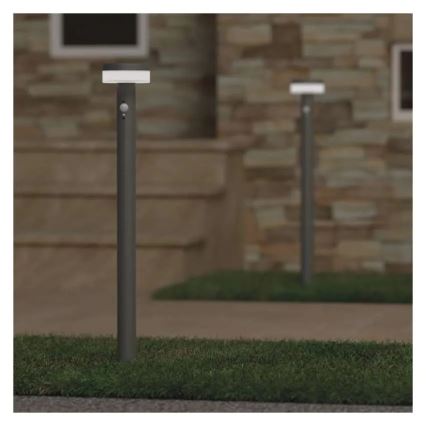LED Solarna svetilka s senzorjem LED/2W/3,7V 1200 mAh IP44 80 cm