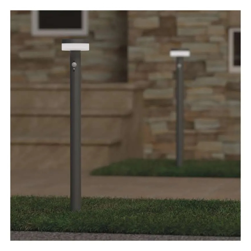 LED Solarna svetilka s senzorjem LED/2W/3,7V 1200 mAh IP44 80 cm