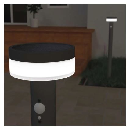 LED Solarna svetilka s senzorjem LED/2W/3,7V 1200 mAh IP44 80 cm