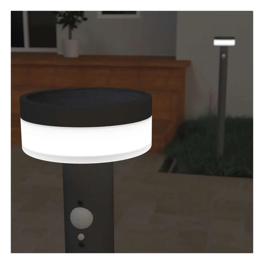LED Solarna svetilka s senzorjem LED/2W/3,7V 1200 mAh IP44 80 cm