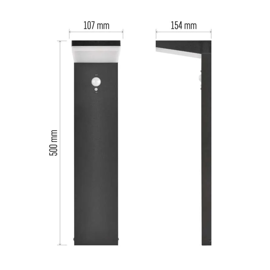LED Solarna svetilka s senzorjem LED/4,4W/3,7V 2200 mAh IP44
